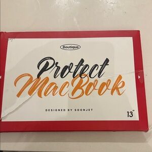 Red MacBook Protective Case